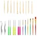 Heiqlay strumento per modellare torte strumenti per scolpire torte kit per decorare biscotti, per torta, zucchero, fondente, pasta di gomma, strumento, set da 14 pezzi