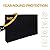 Easy-Going Outdoor TV Cover for 22 to 24 inches LCD, LED, Water Repellent, Weatherproof and Dust-Proof TV Screen Protectors with Cleanig Cloth (24 inch,Black)