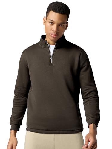 Image of XYXX IntelliSmooth Pulse Relaxed Fit Half-Zip Sweatshirt For Men