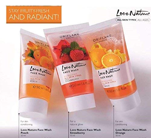 6% OFF on Oriflame Love Nature Face Wash-Peach,Strawberry,Orange