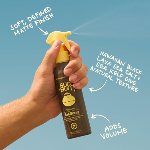 Sun Bum Beach Formula Texturizing and Volumizing Sea Spray, 6oz Spray Bottle, Medium Hold, Frizz Control - Image 2
