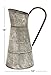 Deco 79 Metal Galvanized Watering Jug, 10 by 16-Inch,Gray