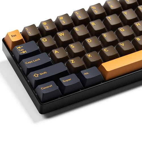 GMKWTL XVX Double Shot PBT Keycaps Set 216 Keys, Cherry Profile Custom Keyboard Keycaps, Jade Translucent Key caps Compatible with 61/64/68/84/87/100/104/108 ANSI and ISO Layout Mechanical Keyboard