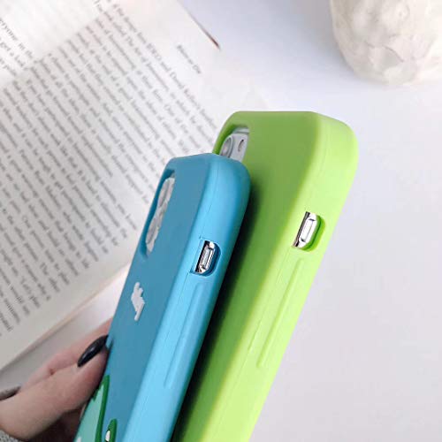 Yujinq Iphone 11 Pro Max Sulley Case,Soft Silicone 3D Cartoon Animal Cover,Kids Girls Boys Rubber Kawaii Character Skin Shell (Sulley,Iphone 11 Pro Max) #TOP2