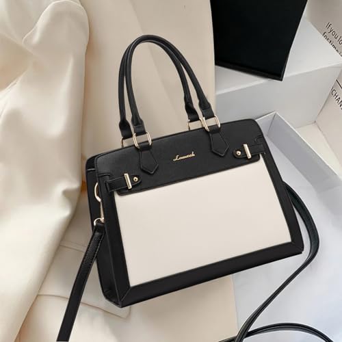 Image of LOVEVOOK Purses and Handbags for Women, Tote Shoulder Bag Satchel Purse and PU Leather Top Handle for ladies