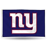 Rico NFL New York Giants 3-Foot by 5-Foot Single Sided Banner Flag with Grommets