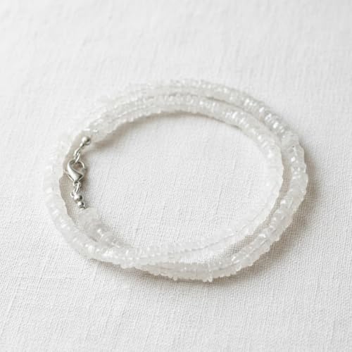 Collier de perles de quartz clair pour sublimer vos tenues d'été