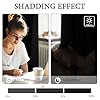 PONY DANCE Shading Blackout Curtains - Block Out Thermal Curtains for Bedroom Shades Eyelet Top Wide Window Covering for Kitchen Halloween Decor, 66 Inch Width by 63 Inch Depth, 2 Panels, Black #4