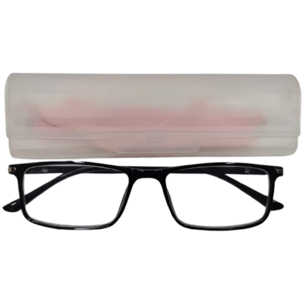 Full Rim Blue light Blocking Reading Glasses Black Color With Box and Cleaning Cloth +1.00 +1.25 +1.50+1.75+2.00+2.25+2.50... - Review, Price and Buying Guide