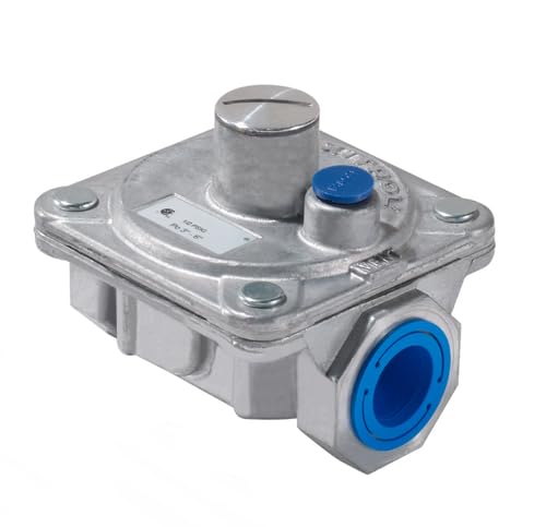 FSE 373-KR-RG50 Gas Pressure Regulator for Natural Gas, Commercial Appliance Regulator, 1/2 in NPT Inlet/Outlet, 3–6 in Water Column, 250,000 BTU Max, for Ovens Griddles Salamanders Cheesemelters