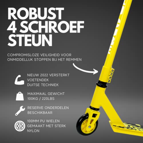 Stuntstep voor Kinderen - Funstep - 360 Graden Twist - Lichtgewicht Aluminium Dek - ABEC 7 Kogellagers - Freestyle Stunt… - Afbeelding 6