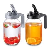 2pcs Pack Regular Mouth Mason Jar Flip Cap Lids with Handle for Ball Mason Jar, Leak-free and Airtig