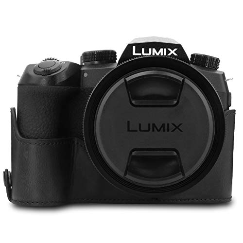 Megagear Mg1678 Ever Ready Leather Camera Case Compatible With Panasonic Lumix Dc-Fz1000 Ii, Leica V-Lux 5 - Black #TOP7
