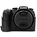 MegaGear MG1678 Ever Ready Leather Camera Case Compatible with Panasonic Lumix DC-FZ1000 II, Leica V-Lux 5 - Black