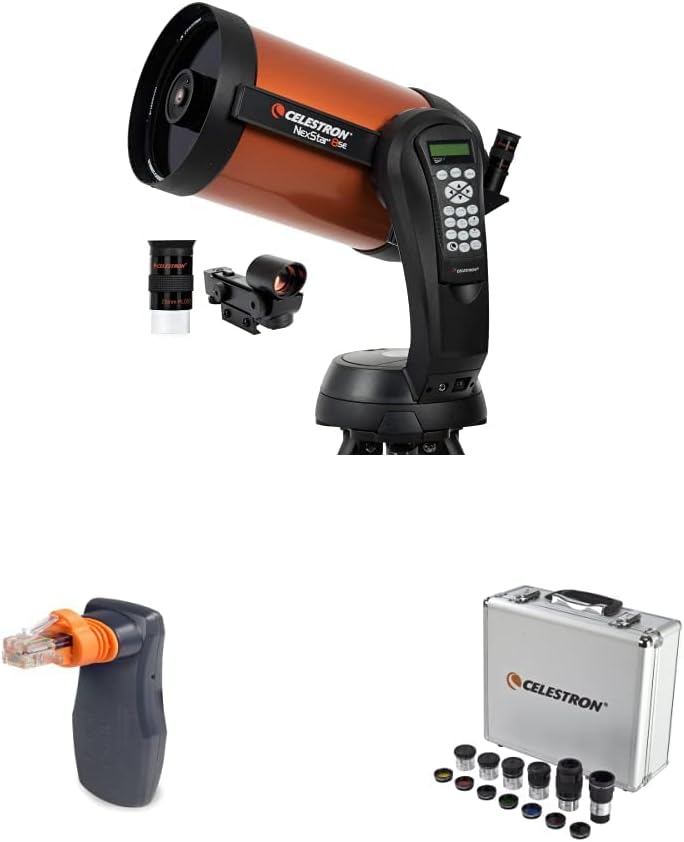 Celestron NexStar 8SE Computerized Telescope Bundle with Eyepiece Kit, WiFi Module, and Accessories