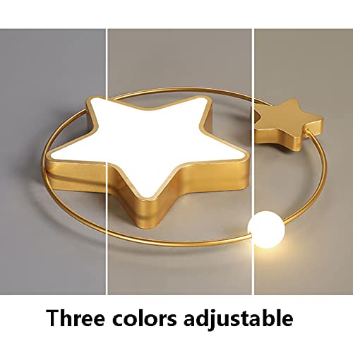 Plafonnier LED intégré tricolore à intensité variable pour chambre et balcon - 5