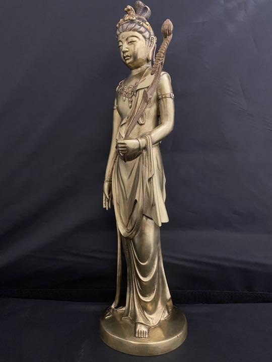高村光雲 大型　聖観音菩薩像　仏像　彫刻 置物 風水 開運 骨董 インテリア ① Amazon.co.jp: 高村光雲 大型 聖観音菩薩像 仏像 彫刻 置物 風水