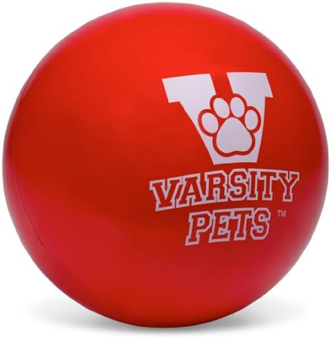Junior Varsity Ball -- The 110% Guaranteed Indestructible Herding Ball Designed For Human-Free Small Dog Exercise (Royal Red)