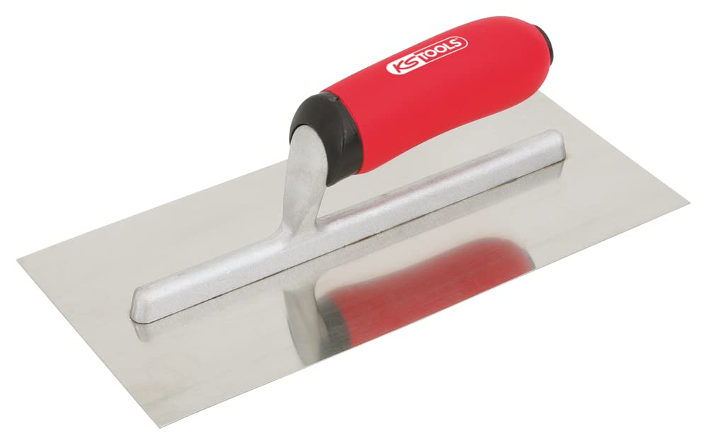 KS Tools 144.0458 Platoir droit Lame inox Manche bi-composant Diamètre 130 x 280 mm
