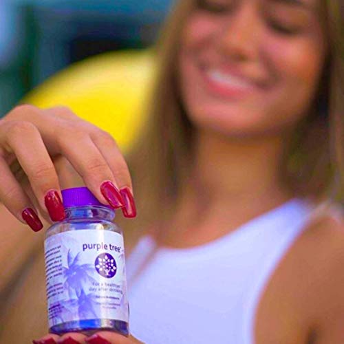 purple tree Post Celebration Wellness Vitamin Pills | Rapid Hydration, Better Mornings, Happy Liver | Dihydromyricetin DHM, Milk Thistle, Electrolytes, Vitamin B, Willow Bark, Quercetin (60 Pills) - Image 7