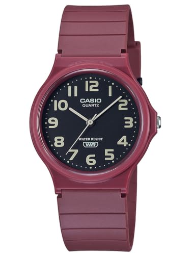 Casio MQ-24UC-4BDF montre rouge idéale pour le sport et le quotidien urbain