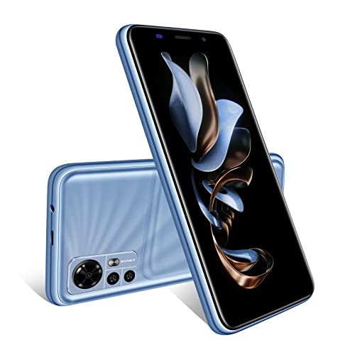 Xgody X17 SIM Free Unlocked Mobile Phones, Cheap Smartphone with 3390mAh, 2GB+16GB, 256GB Extension, Phone Android 10 4G Dual SIM,3 Card Slots,GPS Face ID,UK Version(Blue)