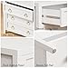 Huuger Paint Night Stand with Charger Station and USB-C Port, 3 Drawer Nightstands Set of 2, Larger Wider Bedside Table, Modern End Table, for Bedroom, White Nightstand