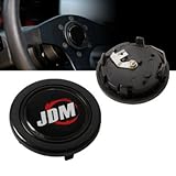 JDM Black Steering Wheel Horn Button