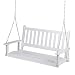 Shine Company 4216WT Maine Porch Swing, White