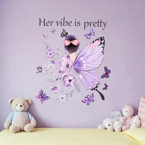 Vinilos decorativos para habitación infantil, diseño princesa