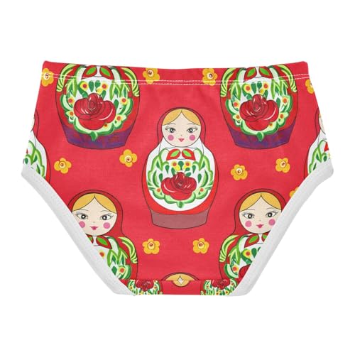 Russian Nesting Dolls Flowers Toddler Girls's Underwear 2T 202c13682