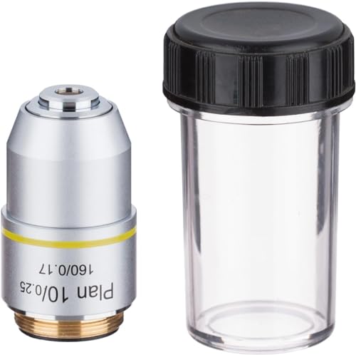 AmScope PA10X 10X Plan Achromatic Microscope Objective