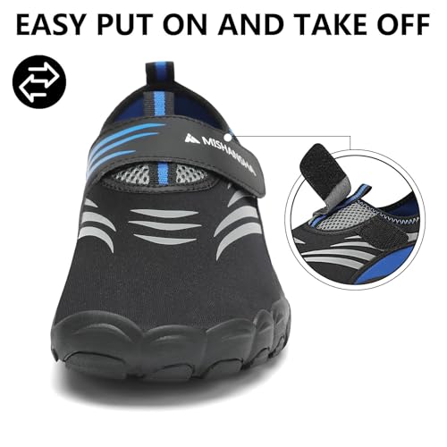 Image of Mishansha Womens Mens Water Swim Shoes Wide Toe Box Barefoot Shoes US Size 5.5-13.5 Women / 3-11.5 Men