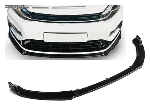 Kit carrosserie Golf 7 spoiler de pare-chocs avant avec diffuseur noir pour trajets urbains - 6