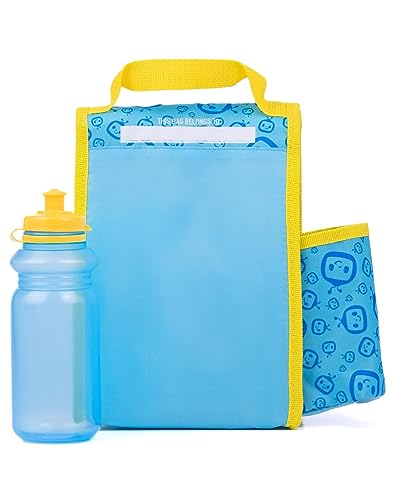 CoComelon Lunch Box 3 Piece Set for Kids, Blue - Image 3