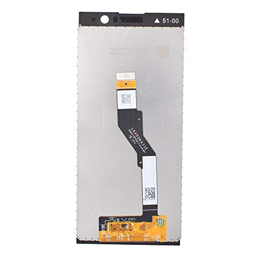 Image of LCD Screen Display with Digitizer Touch Panel Without Bezel Frame Compatible with Sony Xperia XA2 Plus(Black)