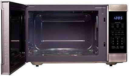 Sharp SMC1662DS Microwave Oven, interior view amb la porta oberta