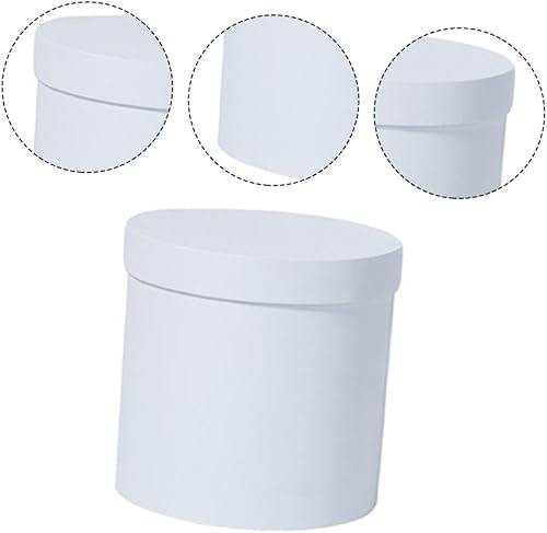 Miniatura 9 de Caja de ramo de 2 piezas, caja redonda de flores, cajas de flores para San Valentín, caja de embalaje de flores, caja de arreglos, caja de cartón,