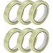 Produktbild GTSE - Transparentes Klebeband - 24 mm x 66 m pro Rolle - Klebeband zum Verpacken von Geschenken, für Schule, Fotos und Büro - 6 große Rollen