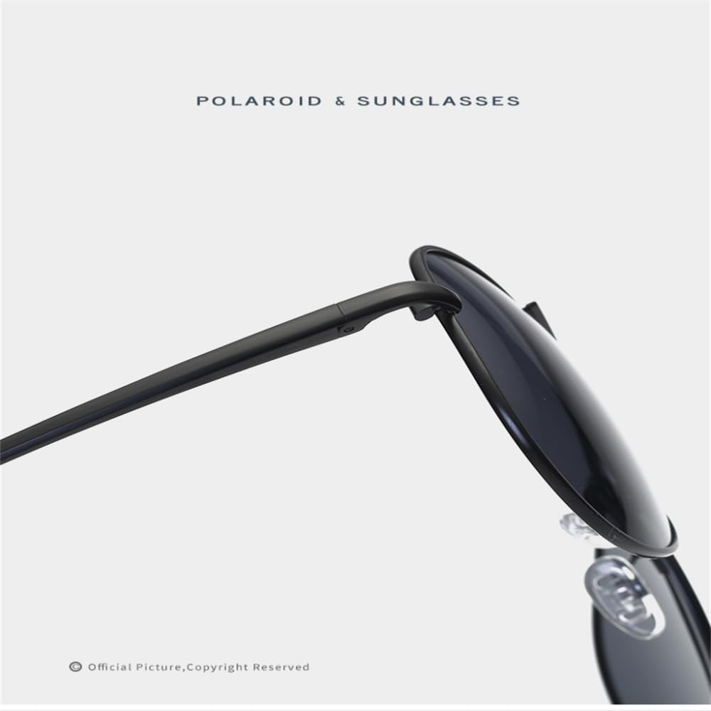 Gafas de sol polarizadas UV400 para hombre, gafas de sol de aviador clásicas, montura metálica para conducir, pescar, ciclismo al aire libre, gafas para mujer