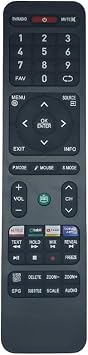 Onvo, Normdmende, Morio Led TV Remote - Netflix, Sure, Bein and Youtube Keys