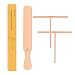 iSiLER Beechwood Crepe Spreader and Spatula Set, 2 Pieces 7 inches Crepe Spreaders, 1 Piece 11.4 inches Crepe Spatula