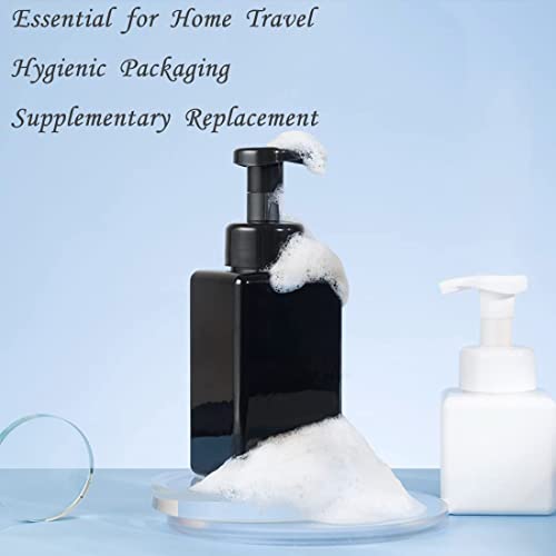 Coldchill Foaming Soap Dispenser, 2 Pcs Brown Square Refillable 450ml (16oz) PETG Plastic BPA Free Countertop Dispenser for Shampoo, Body Wash, Liquid Soap, Kitchen, Bathroom, Hospital - Cosy Home Interiors Coldchill Foaming Soap Dispenser, 2 Pcs Brown Square Refillable 450ml (16oz) PETG Plastic BPA Free Countertop Dispenser for Shampoo, Body Wash, Liquid Soap, Kitchen, Bathroom, Hospital - Image 4