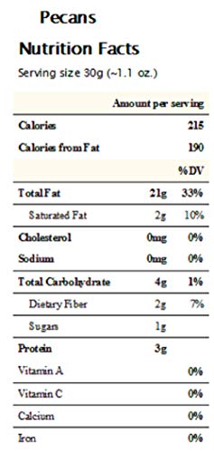 Whole, Shelled & Raw Georgia Pecans by Farm Fresh Nuts | 1 LB Bag of Southern Tastiness | Unsalted & Handpicked for Freshness | Perfect For Pecan Pie, Cookie, Praline, Butter Recipes & More
