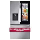 LG LRFOC2606S 26 Cu. Ft. Stainless Counter Depth French Door Refrigerator
