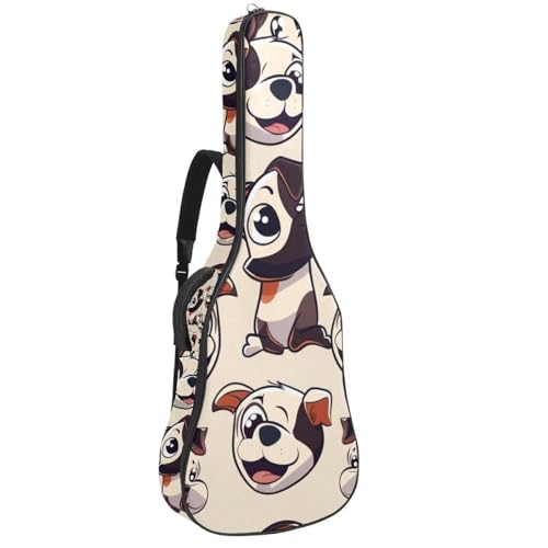 Sac guitare acoustique 109 cm imperméable tissu Oxford fini les housses lourdes
