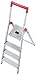 Produktbild Hailo 8150-401 Alu-Sicherheits-Haushaltsleiter L50  (Alte Ausführung)