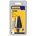 Irwin Tools IRWIN Unibit #21 13/16-Inch to 1-3/8-Inch Step-Drill Bit, 1/2-Inch Shank (10221), Black