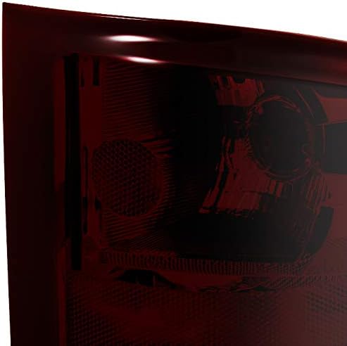 AKKON - For 2007-2013 Chevy Silverado 1500 2500 3500 Red Smoked LED Taillights + Smoked LED 3Rd Brake Lamp Combo