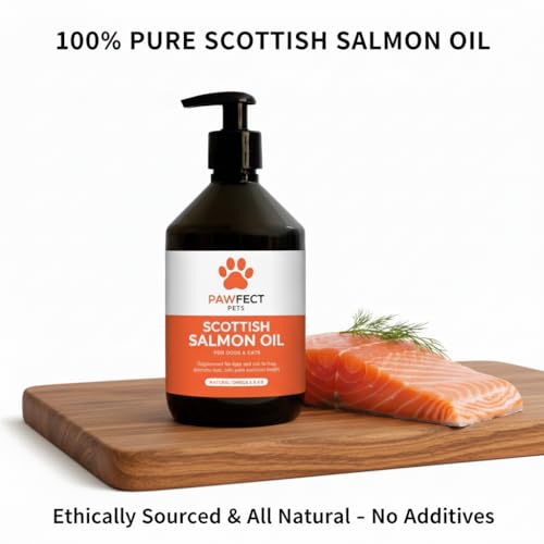 Scottish Salmon Oil for Dogs & Cats 500ml | Omega 3 6 & 9 Fish Oil For Dogs & Cats | Pets Food Treat Supplement for Skin & Coat Shine, Itch Relief, Joint & Brain Support | Pure Dog Salmon Oil for Pets - Image 5